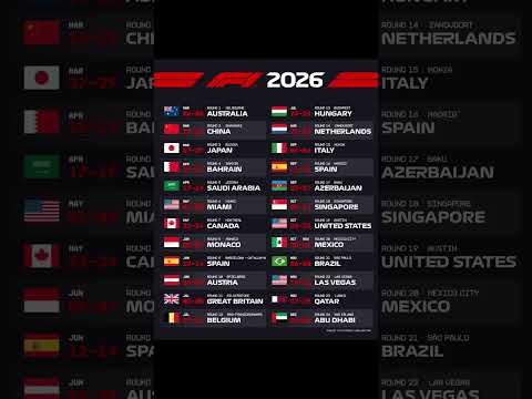 f1赛程2024